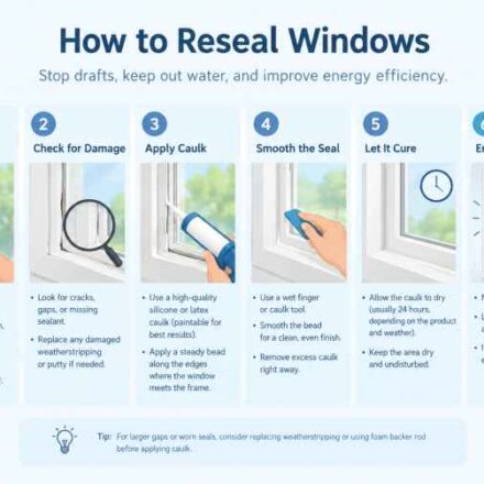 How to Reseal Windows: A Step-by-Step DIY Guide
