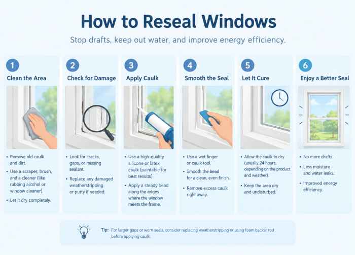 How to Reseal Windows: A Step-by-Step DIY Guide